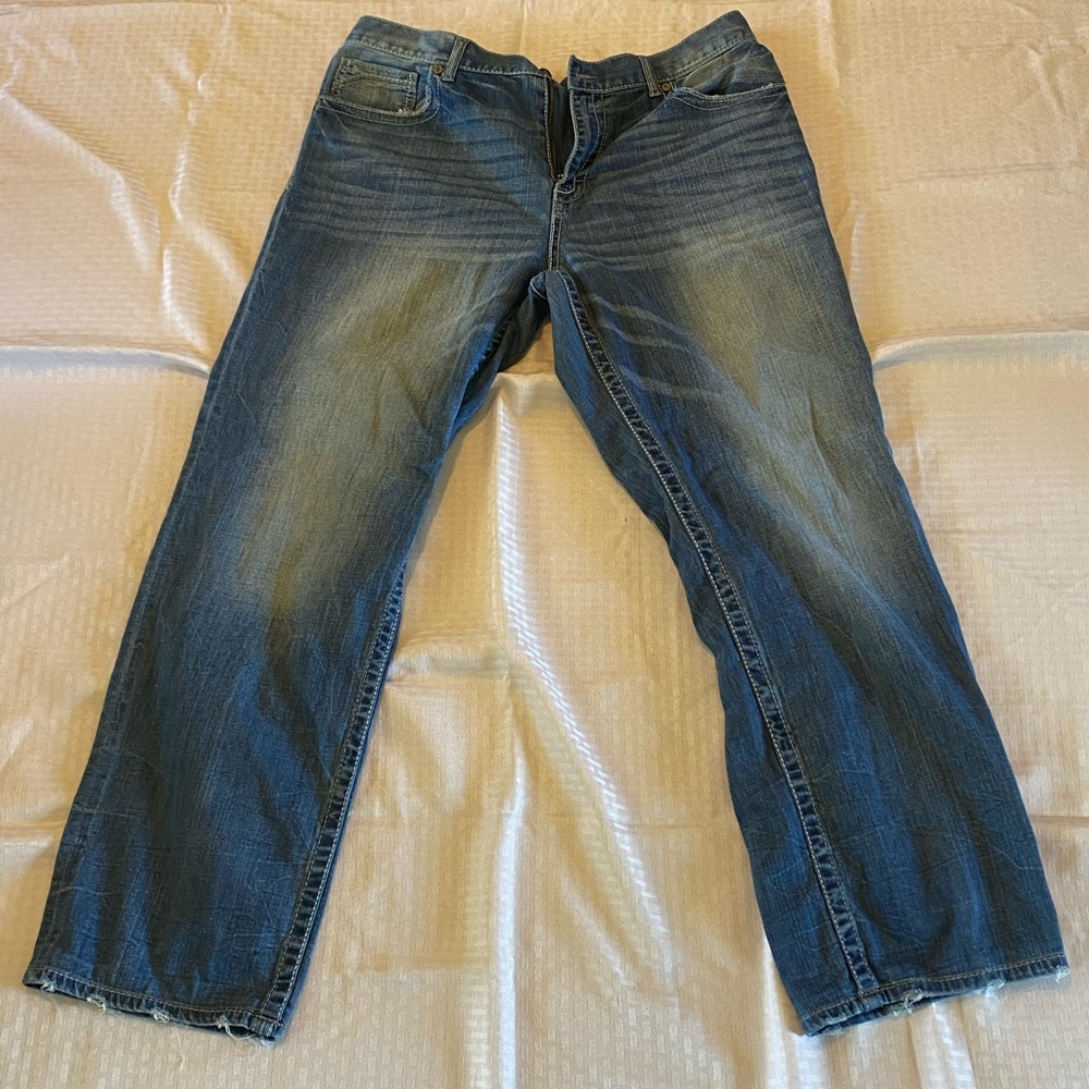 BKE Seth style straight leg worn mens’ jeans size 40L good condition